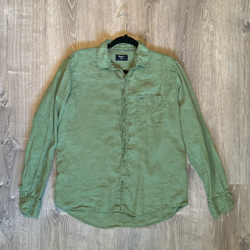 Linen Button Down